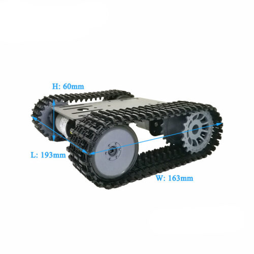 XDC82 Robot Tank Track Chassis for Arduino Intelligent Car DIY Track Car Metal Panel SN6300